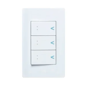 BA10-B PLACA CON 3 INTERRUPTORES DE ESCALERA DE 1 MÓDULO.