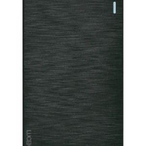 BF01-N PLACA PLANA CON 1 INTERRUPTOR SENCILLO DE 3 MÓDULOS FLAT NEGRA