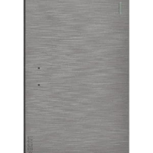 BF01/3-P PLACA PLANA CON 1 INTERRUPTOR DE ESCALERA DE 3 MÓDULOS FLAT PLATA