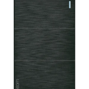 BF03-N PLACA PLANA CON 3 INTERRUPTORES SENCILLOS DE 1 MÓDULO FLAT NEGRA