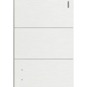 BF03/3-B PLACA PLANA CON 2 INTERRUPTORES SENCILLOS Y 1 DE ESCALERA DE 1 MÓDULO FLAT BLANCA