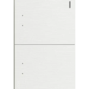 BF09-BPLACA PLANA CON 2 INTERRUPTORES DE ESCALERA DE 1.5 MÓDULOS FLAT BLANCA