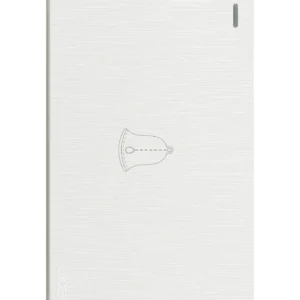 BF11-B PLACA PLANA CON BOTÓN TIMBRE DE 3 MÓDULOS FLAT BLANCA