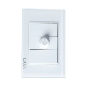 BP04-CBB PLACA CON DIMMER CRISTAL BLANCO BLANCO