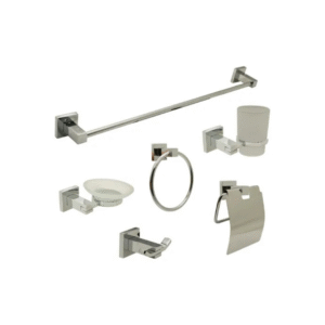 JUEGO DE ACCESORIOS PARA BAÑO COLOR SATIN