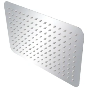 REGADERA RECTANGULAR CROMADA 8" x 12"