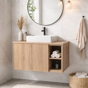 MUEBLE PARA BAÑO DE PISO Y FLOTANTE COLORES VARIOS