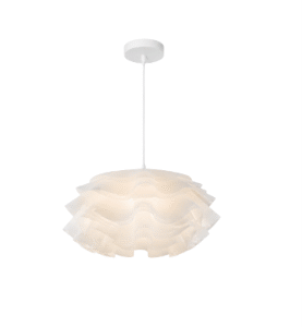 LÁMPARA COLGANTE DECORATIVO MODERNO ACRILICO BLANCO E27