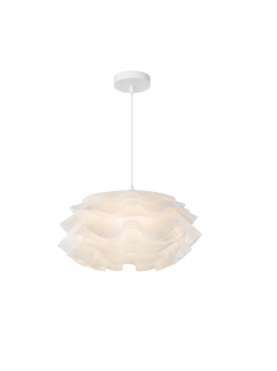 LÁMPARA COLGANTE DECORATIVO MODERNO ACRILICO BLANCO E27