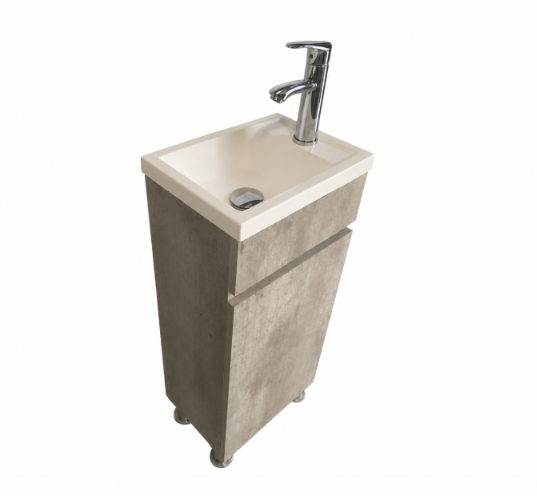 MUEBLE CONCRETO 35X25X83 PARA LOZA