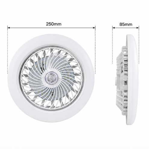 FOCO VENTILADOR LUZ LED 30W DIMENSIONES 250mmX85mm - Image 2