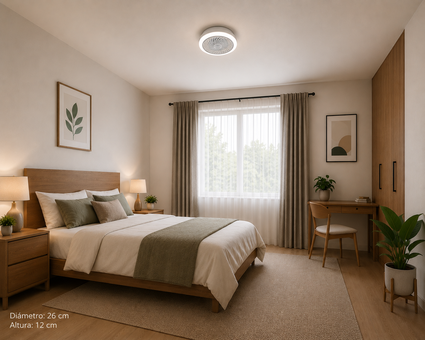 FOCO VENTILADOR LUZ LED 30W - Image 2
